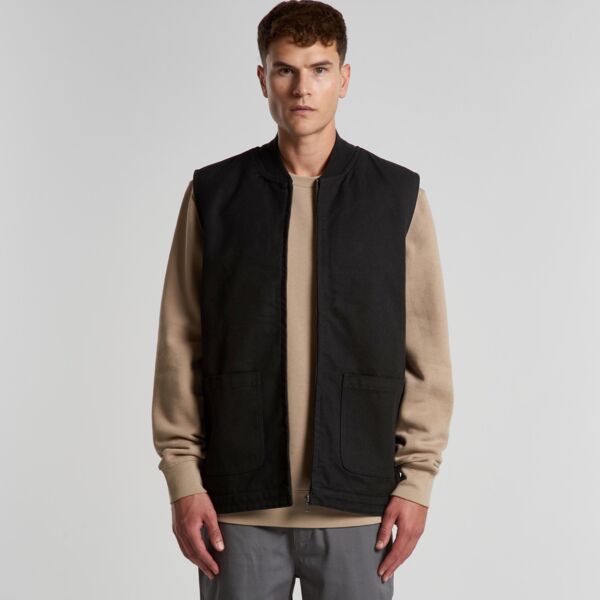 BULK Mens Canvas Heavy Vest 25+ Thumbnail